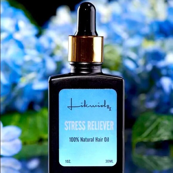 Likwid RX Stress Reliever 100% Natural Ayurvedic Hair Oil, 1 oz Brand new,sealed - Picture 2 of 2